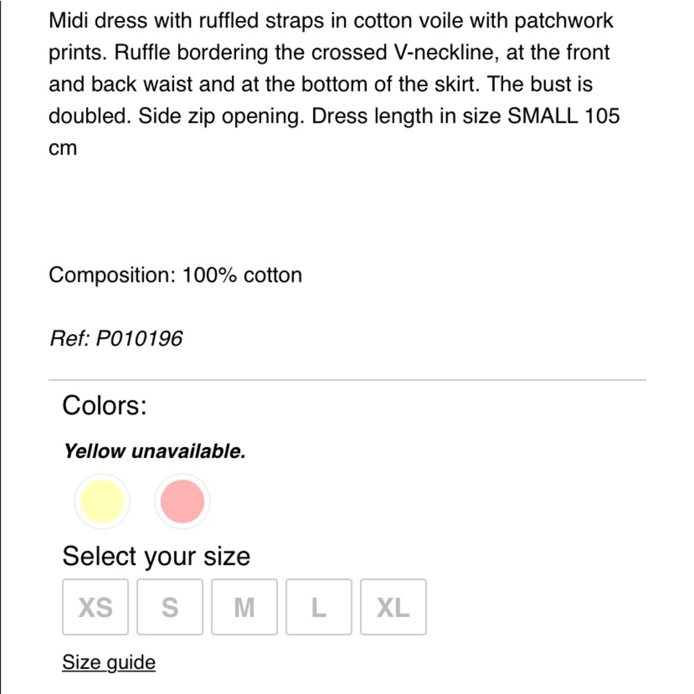 Anthro Derhy Mustard Gold Garden Floral Leopard Ruffle Midi Maxi Dress - Picture 8 of 10